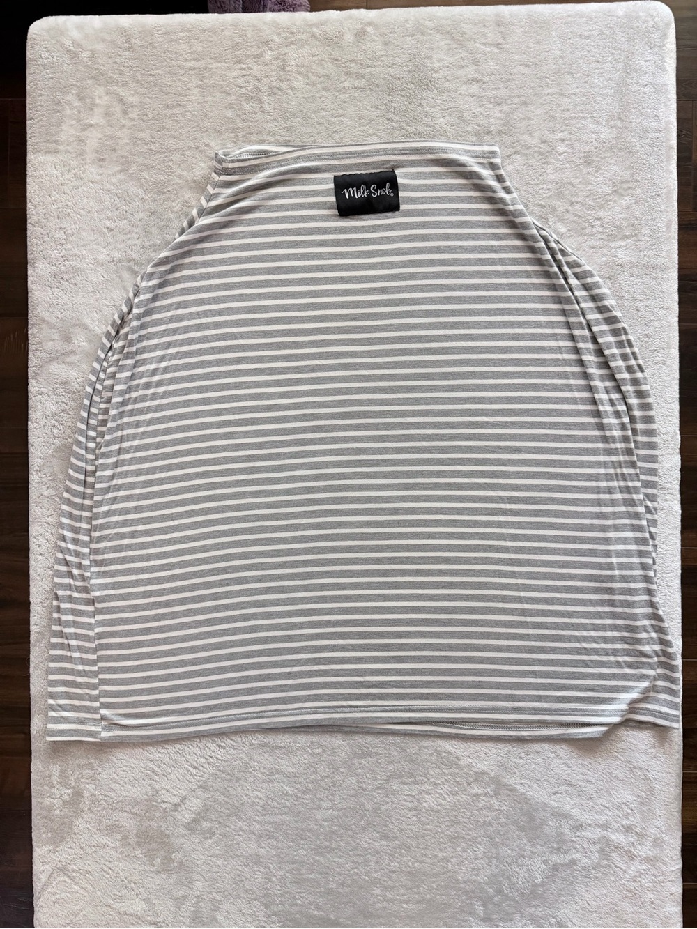 Milk Snob Multi Use Cover Bundle Gray Stripe + Geometric Nursing Covers